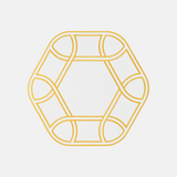 Infinite Placemat in Yellow