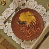 Paradise Dinner Plate in Brown
