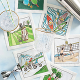 Adventure Cocktail Napkins, Set of 6