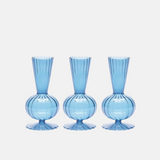 Tess Bud Vase in Blue (Set of 3)