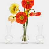 Tess Bud Vase in Clear (Set of 3)
