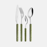 Rattan Cutlery in Green
