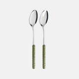Rattan Salad Servers
