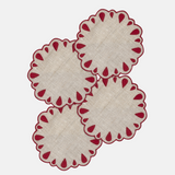 Eco Red Coasters