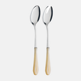Venezia Salad Servers in Ivory