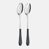 Venezia Salad Servers in Black