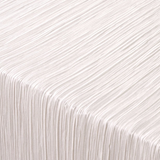 Pleated Tablecloth in White