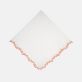 Escamas Napkin in Coral