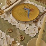 Paradise Dinner Plate in Amber