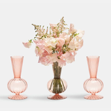Tess Bud Vase in Blush (Set of 3)