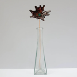 Cosmos Glass Flower in Chocolate