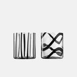 Cyrcus Tumblers in Black [Set of 2]