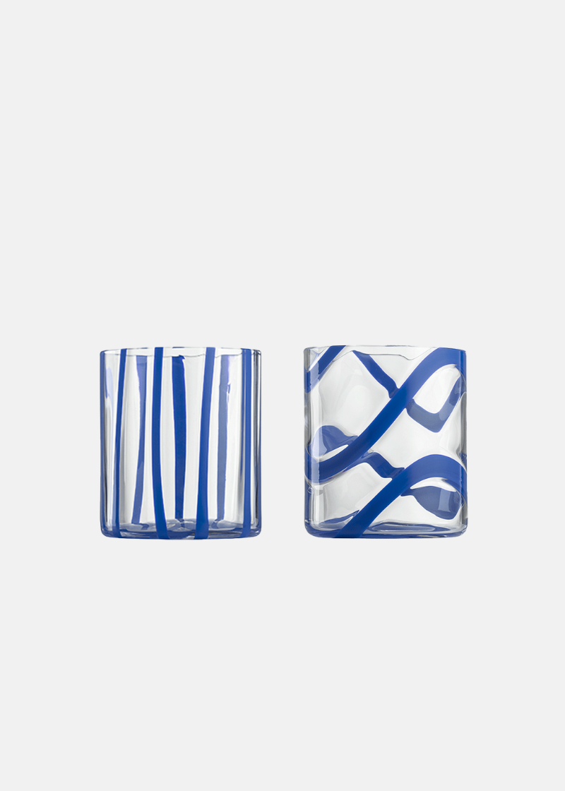 Cyrcus Tumblers in Blue [Set of 2]