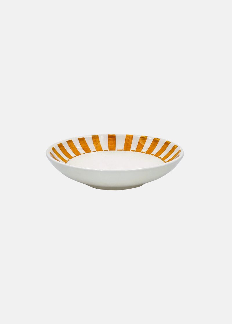 Yellow Stripes Plate