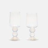 New York Wine Glass in White