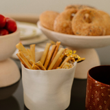 White Mezze Cup with Birds