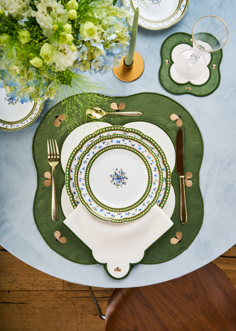 Golden Bees Place Setting