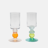 Miami Wine Glass in Waves (Pair)