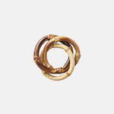 Bamboo Trinity Napkin Ring (Set of 4)