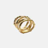 Bamboo Trinity Napkin Ring (Set of 4)