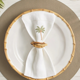 Bamboo Trinity Napkin Ring (Set of 4)