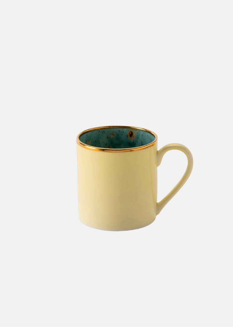 Brera Mug with Gold Rim