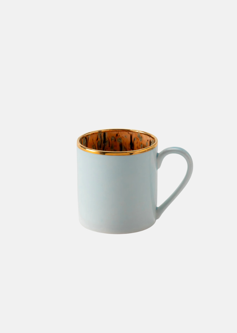 Brera Mug with Gold Rim