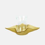 Teacup Set in Matte Yellow (Set of 4)