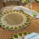 Lupita Placemat in Green