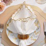 Demilune Napkin Rings, Set of 4
